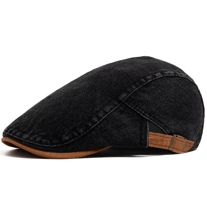 Lucas | Stylish Denim Flat Cap Hat