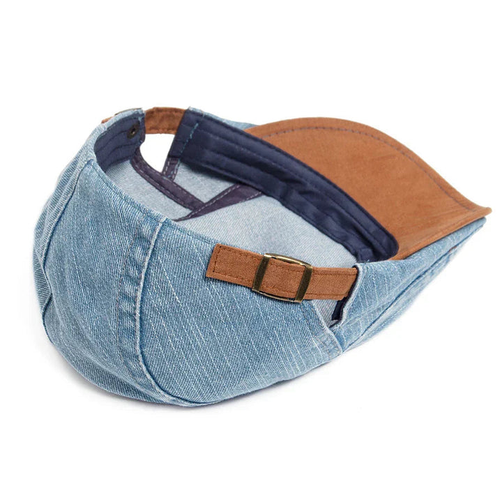 Lucas | Stylish Denim Flat Cap Hat
