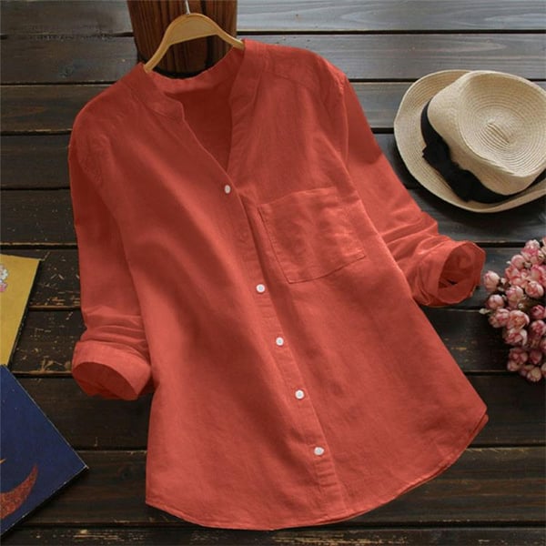 Celeste | Breezy Natural Cotton Relaxed Blouse