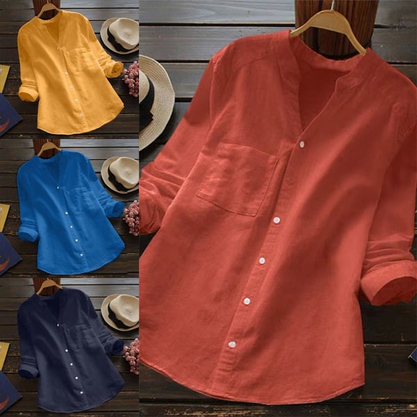 Celeste | Breezy Natural Cotton Relaxed Blouse