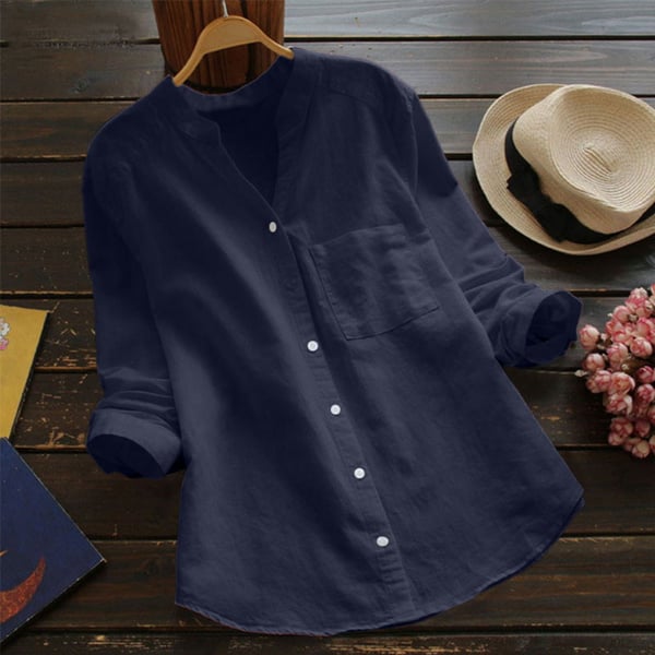 Celeste | Breezy Natural Cotton Relaxed Blouse