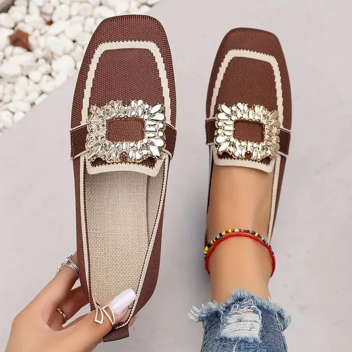 Women's Square Toe Flat Loafers