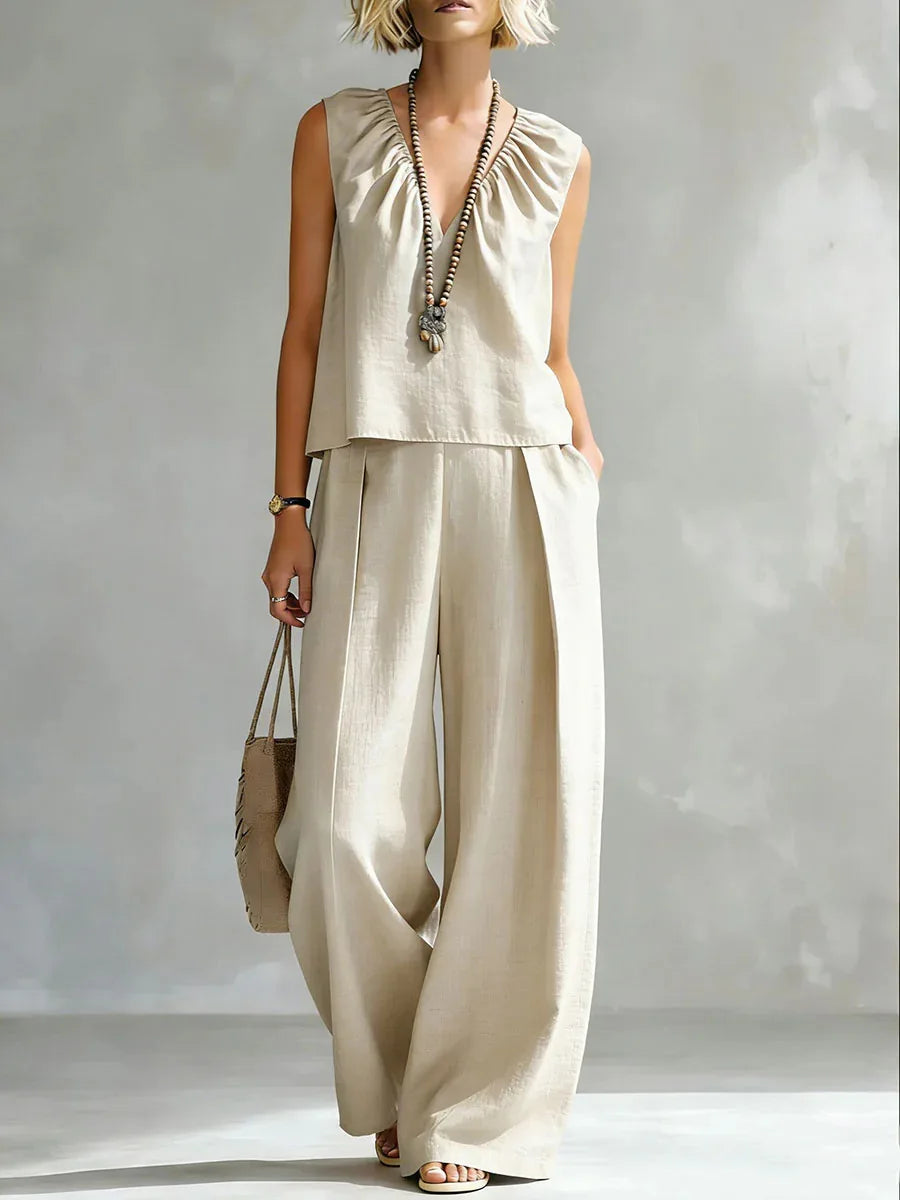 Alivia Sleeveless Lounge Set