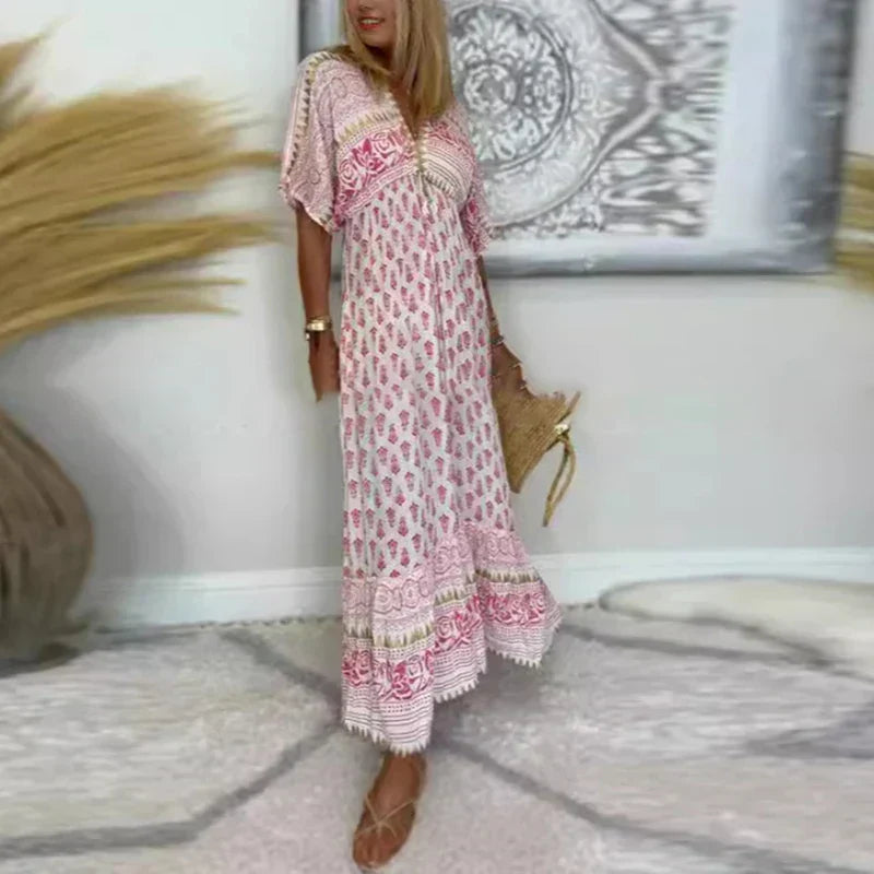Dámské šaty | Boho vzor maxi