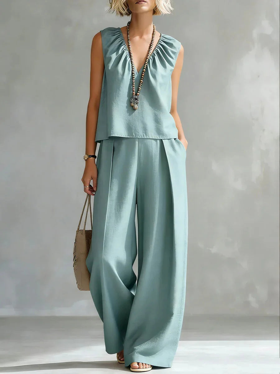 Alivia Sleeveless Lounge Set