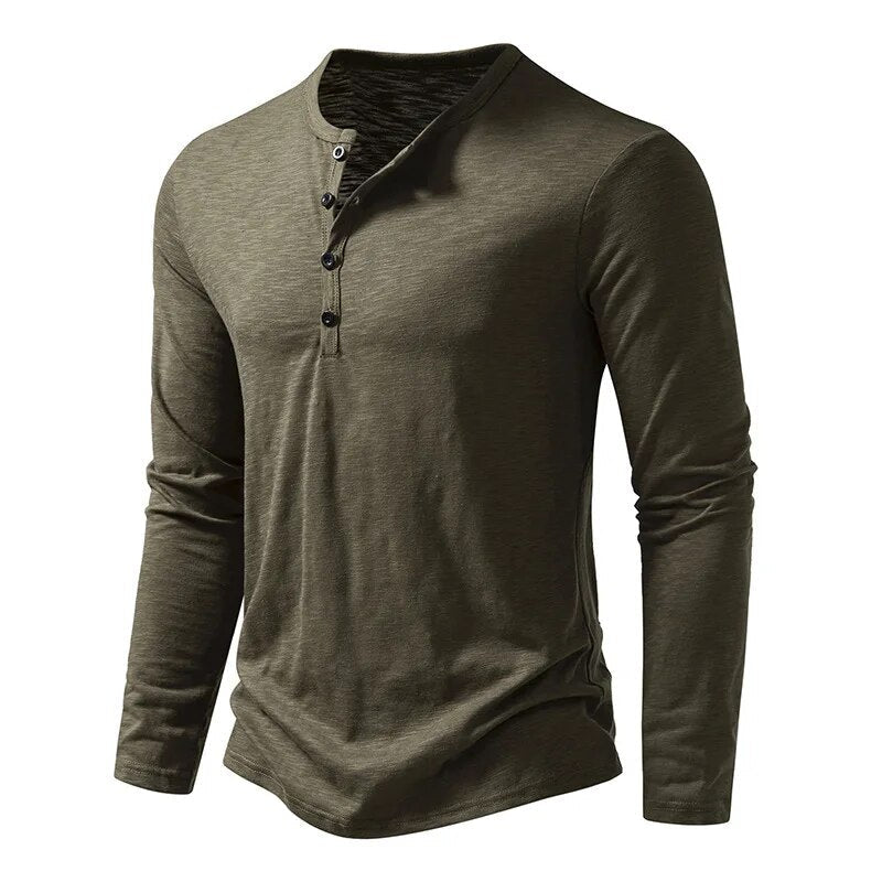 Dixon Classic Long Sleeve Henley Shirt
