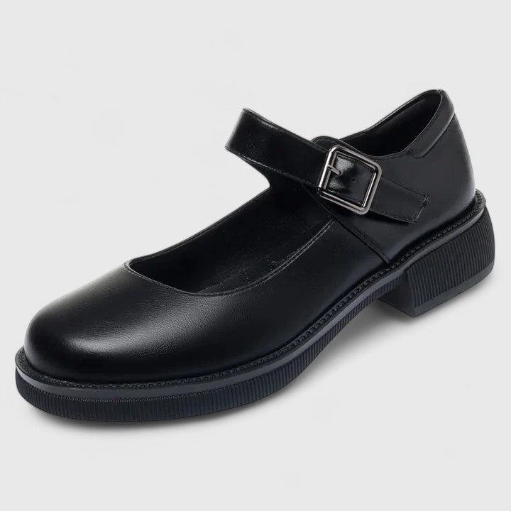 Women's Mary Jane Shoes with Buckle Strap