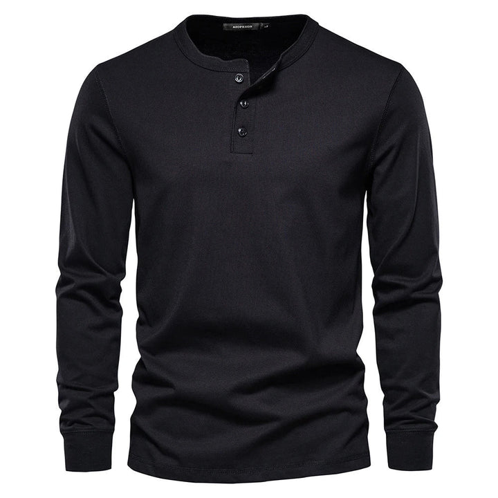 Noah | Stylish Men’s Long-Sleeve Henley Shirt