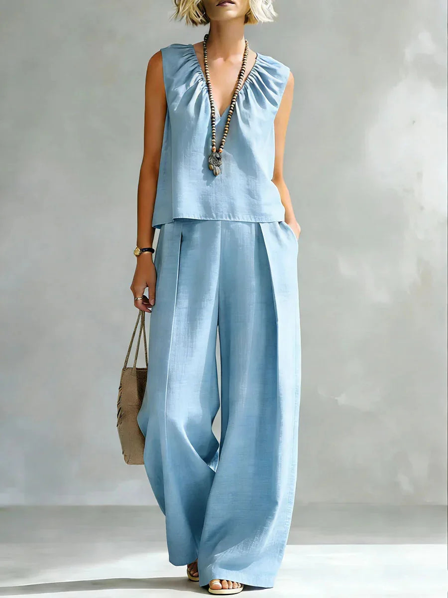 Alivia Sleeveless Lounge Set
