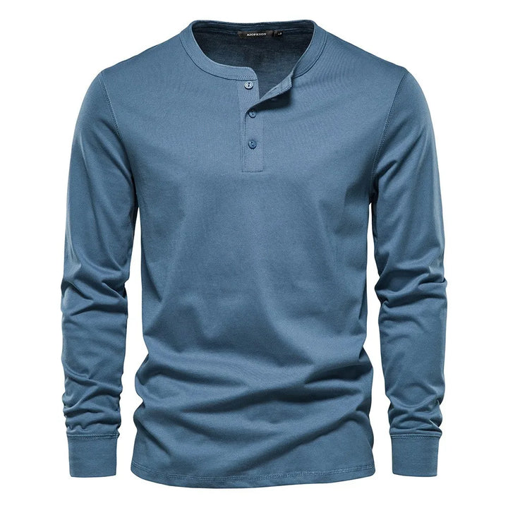 Noah | Stylish Men’s Long-Sleeve Henley Shirt