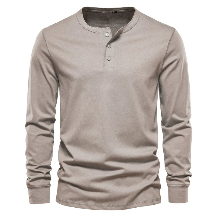 Noah | Stylish Men’s Long-Sleeve Henley Shirt