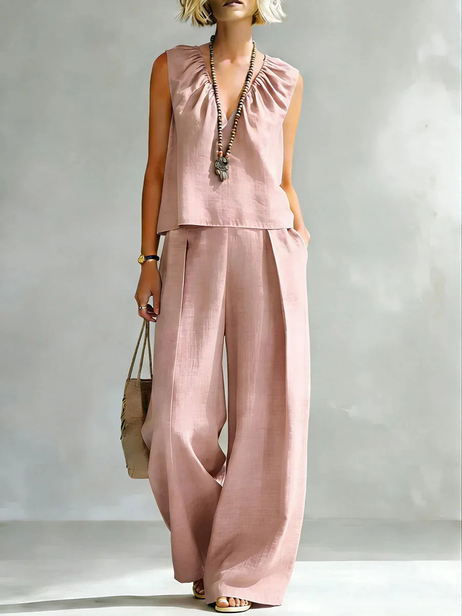 Alivia Sleeveless Lounge Set