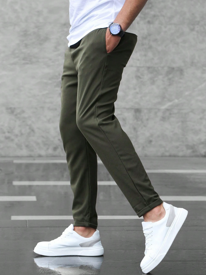 Men's Slim Fit Drawstring Jogger Pants
