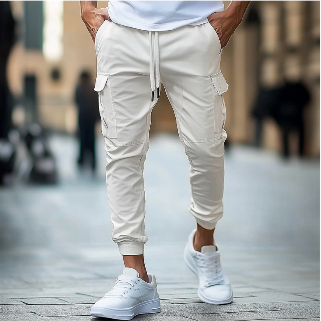 Men's Tapered Cargo Jogger Pants Slim Fit