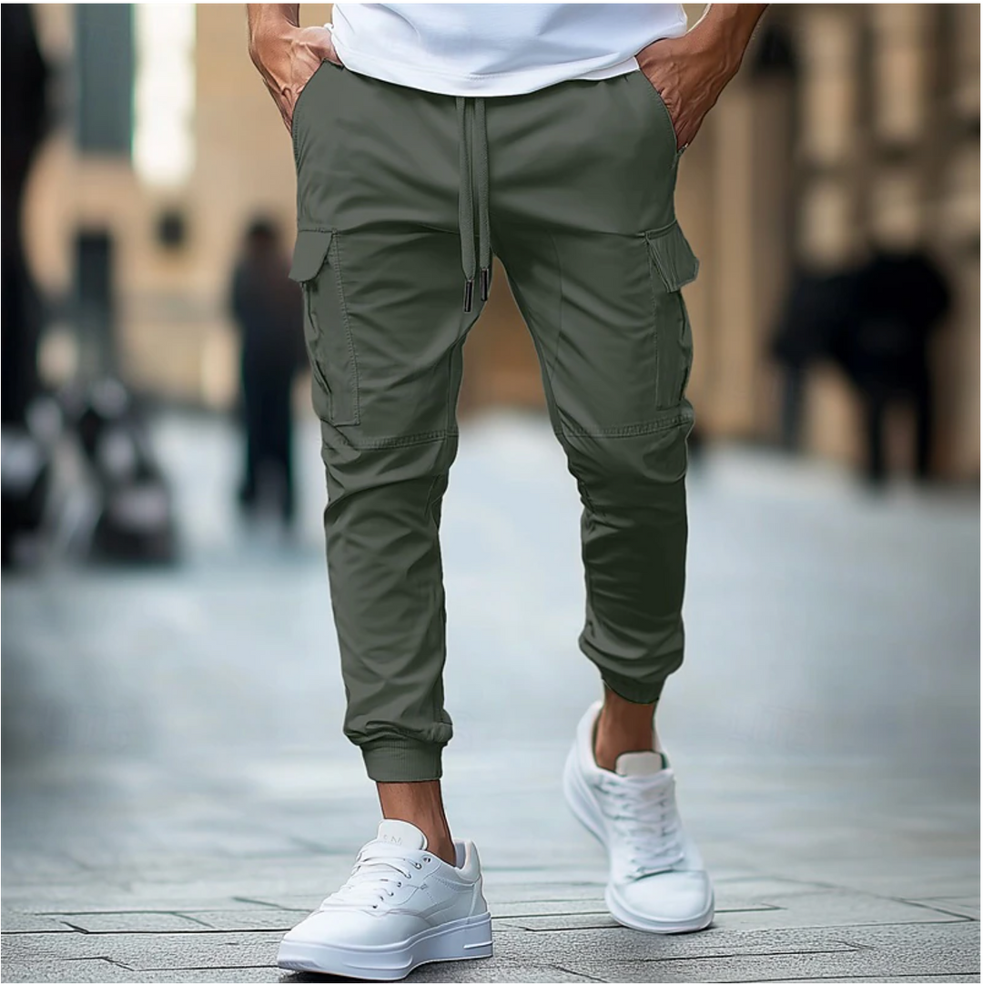 Men's Tapered Cargo Jogger Pants Slim Fit