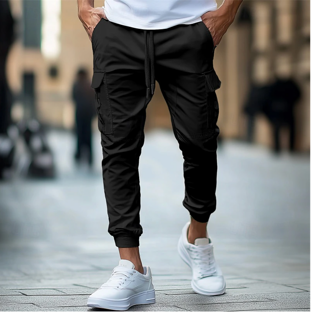 Men's Tapered Cargo Jogger Pants Slim Fit