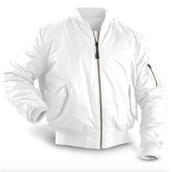 Men’s Quilted Bomber Pilot Jacket