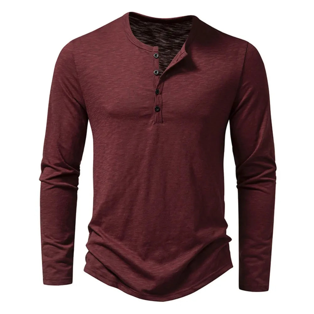 Dixon Classic Long Sleeve Henley Shirt