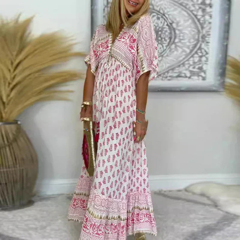 Dámské šaty | Boho vzor maxi