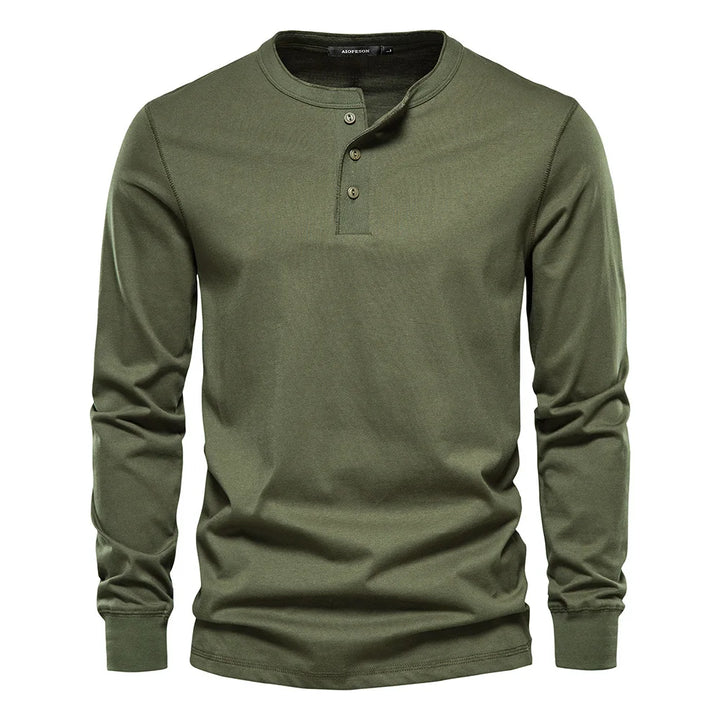 Noah | Stylish Men’s Long-Sleeve Henley Shirt
