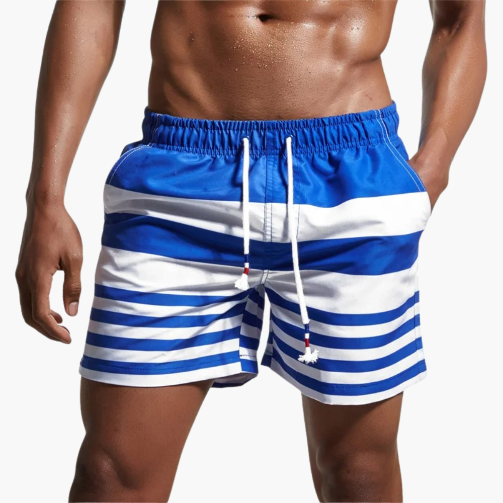 Men's swim shorts with side pockets