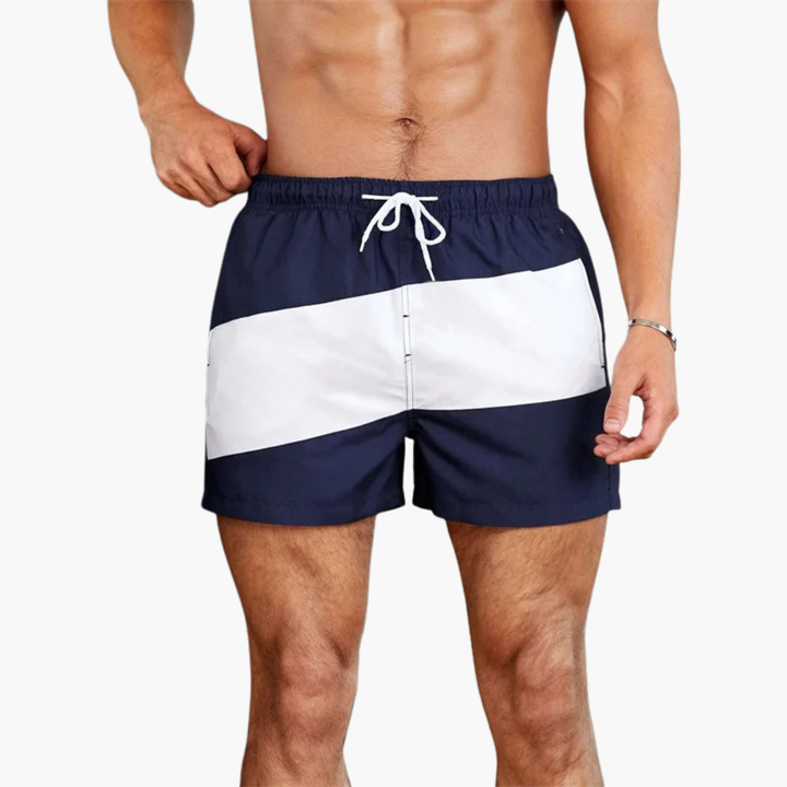 Men's swim shorts with side pockets