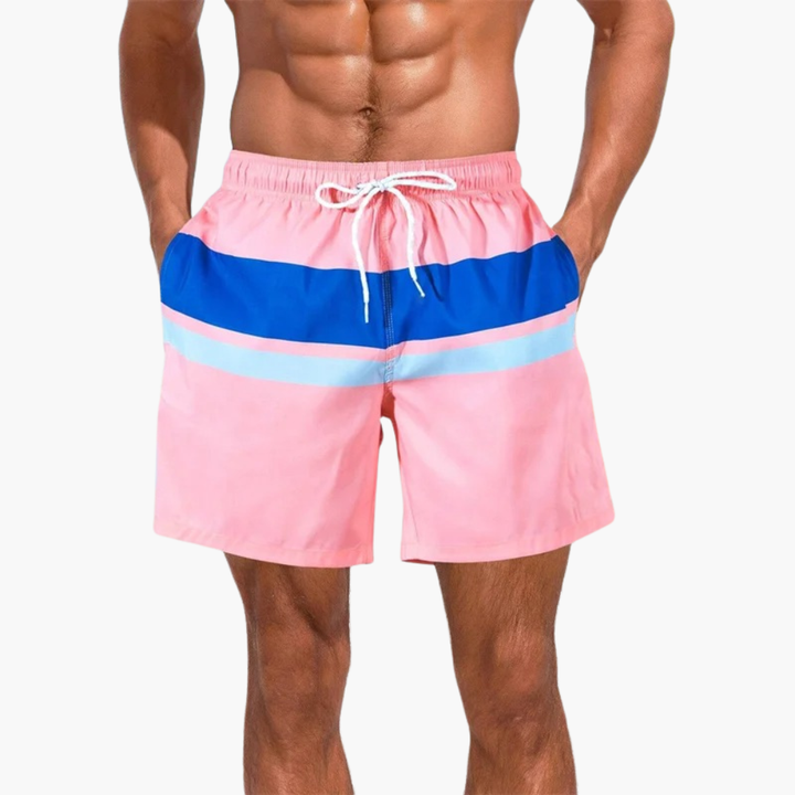 Men's swim shorts with side pockets