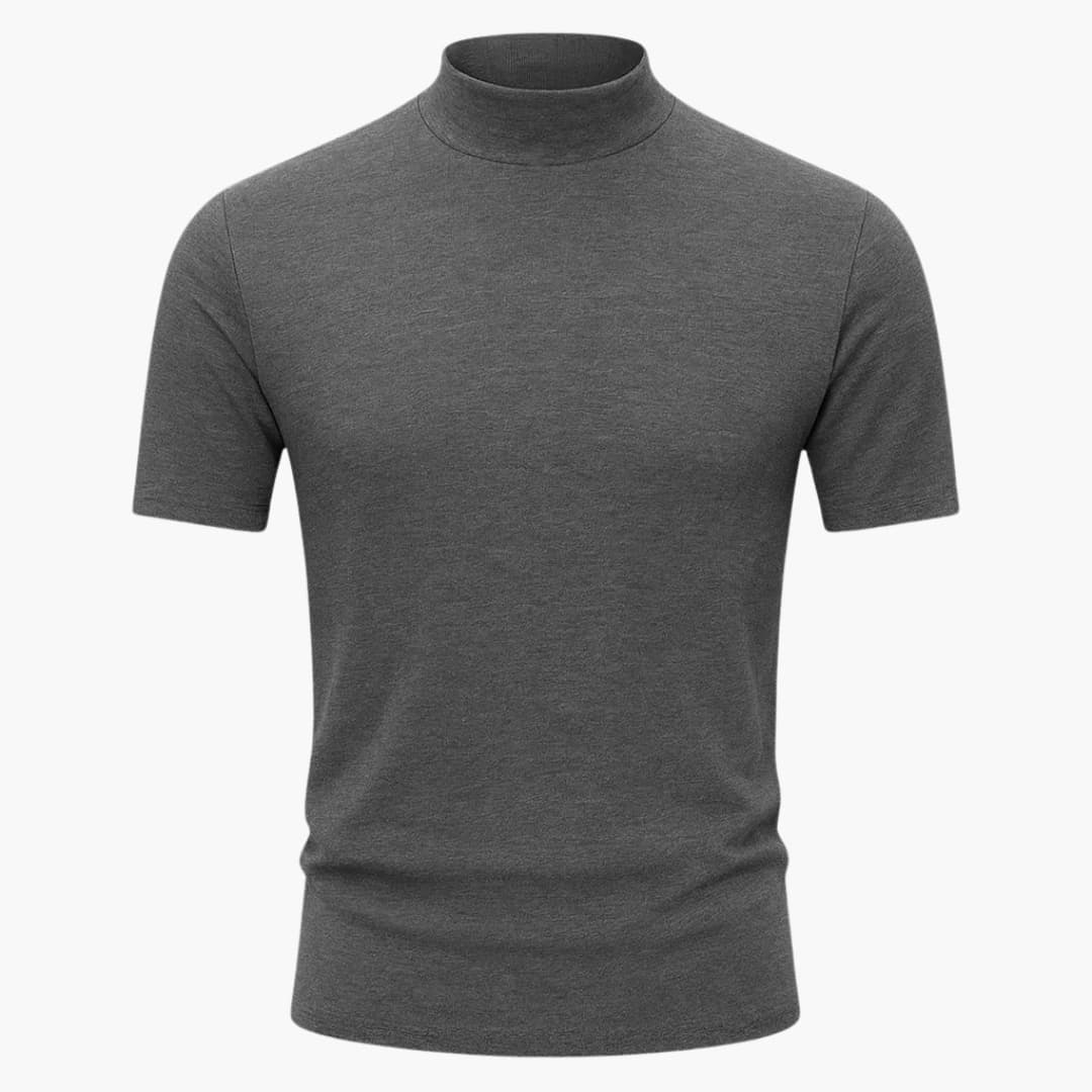 Essential Mock Neck Short Sleeve Men's T-Shirt