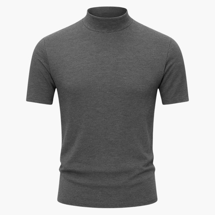Essential Mock Neck Short Sleeve Men's T-Shirt