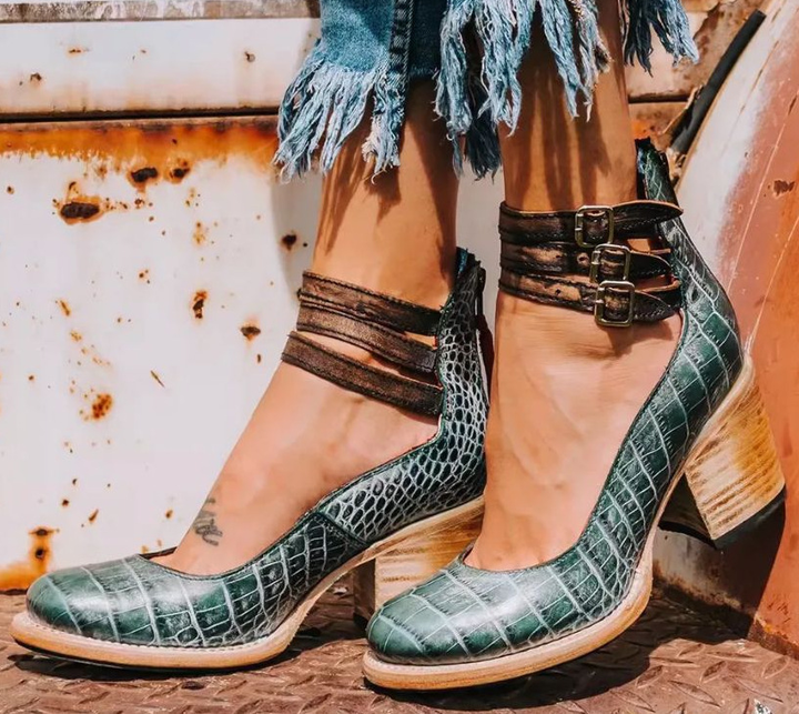 Elegant Women’s Strappy Ankle Strap Heels