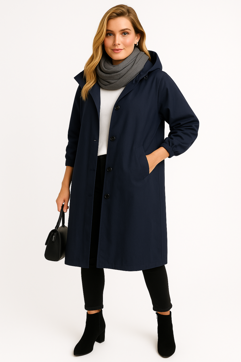 Women’s Button-Front Rain Jacket