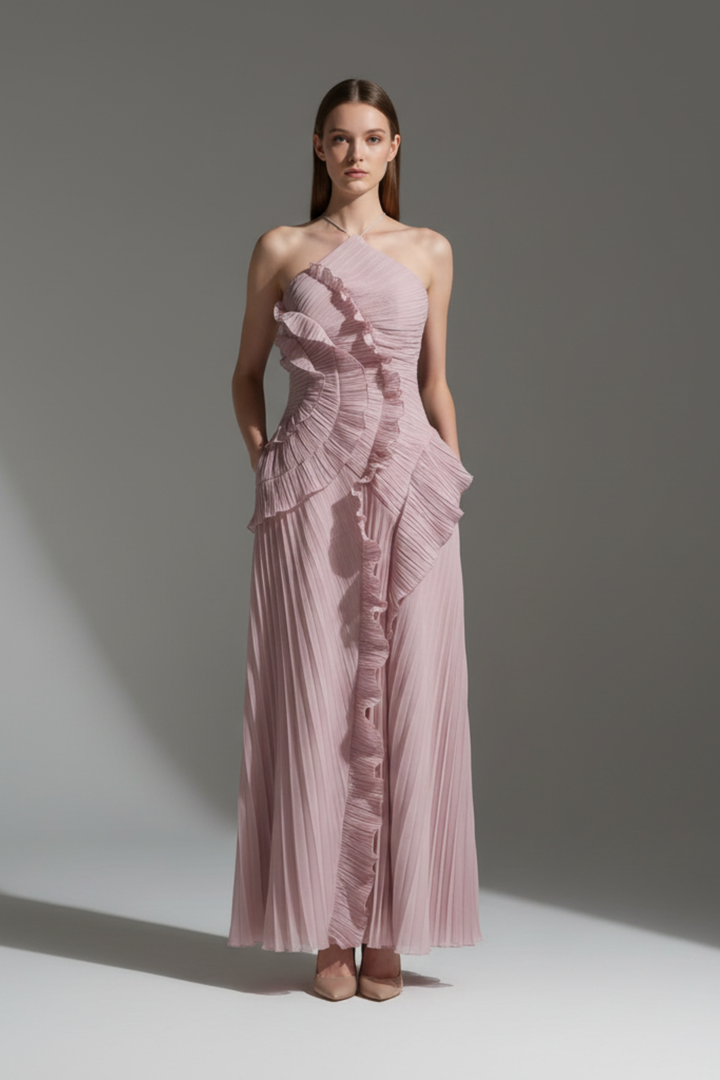 Women’s Flattering Lotus Edge Maxi Dress