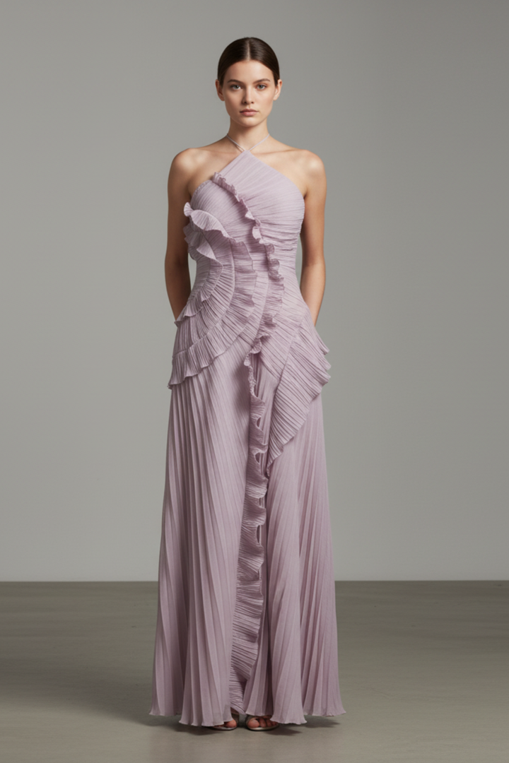 Women’s Flattering Lotus Edge Maxi Dress