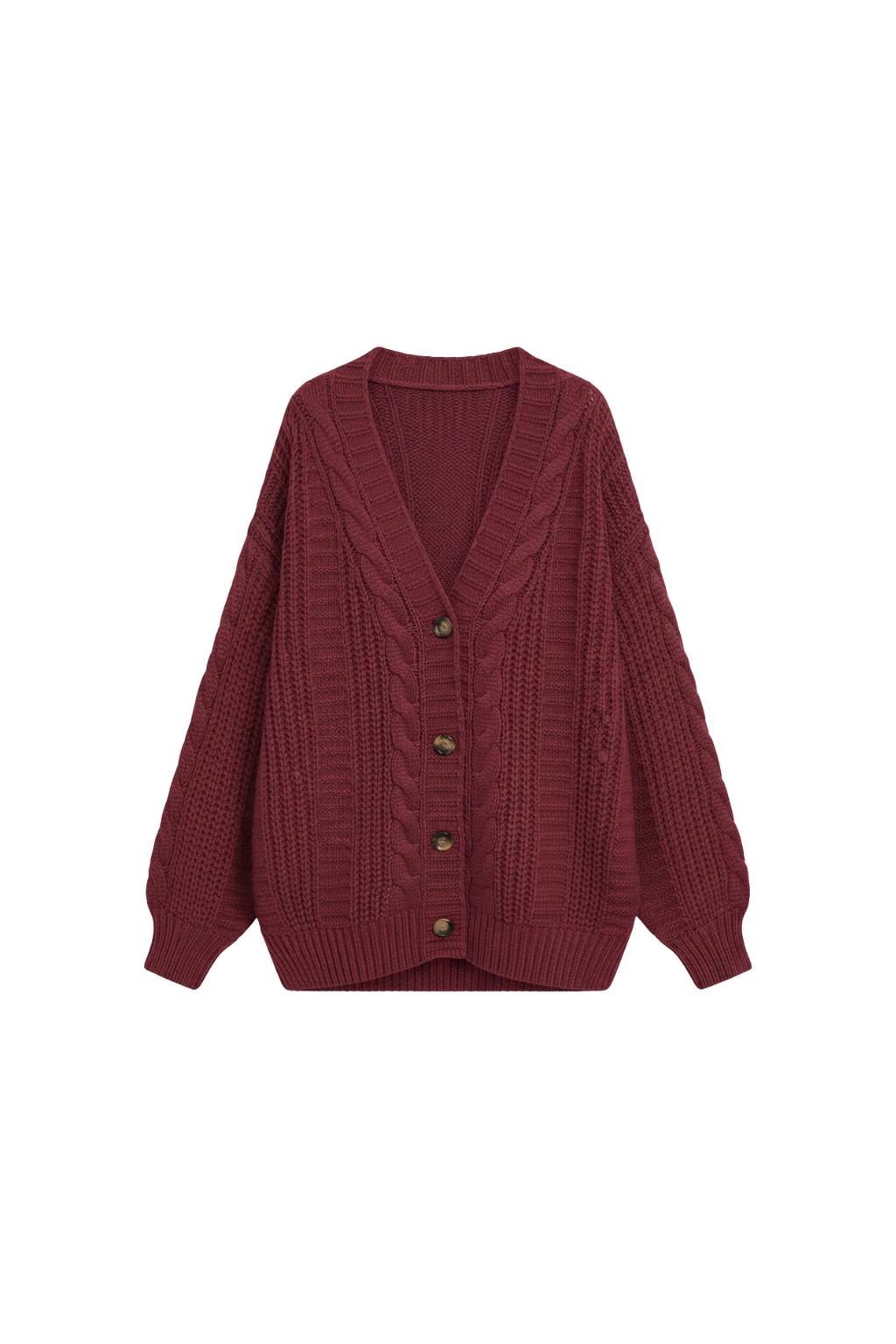Women’s Oversized Cable Knit Cardigan