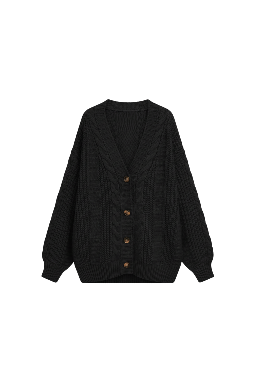 Women’s Oversized Cable Knit Cardigan