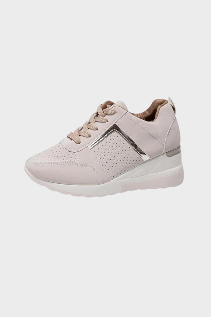 Women’s Comfortable Wedge Trainers Lightweight Casual Walking Sneakers