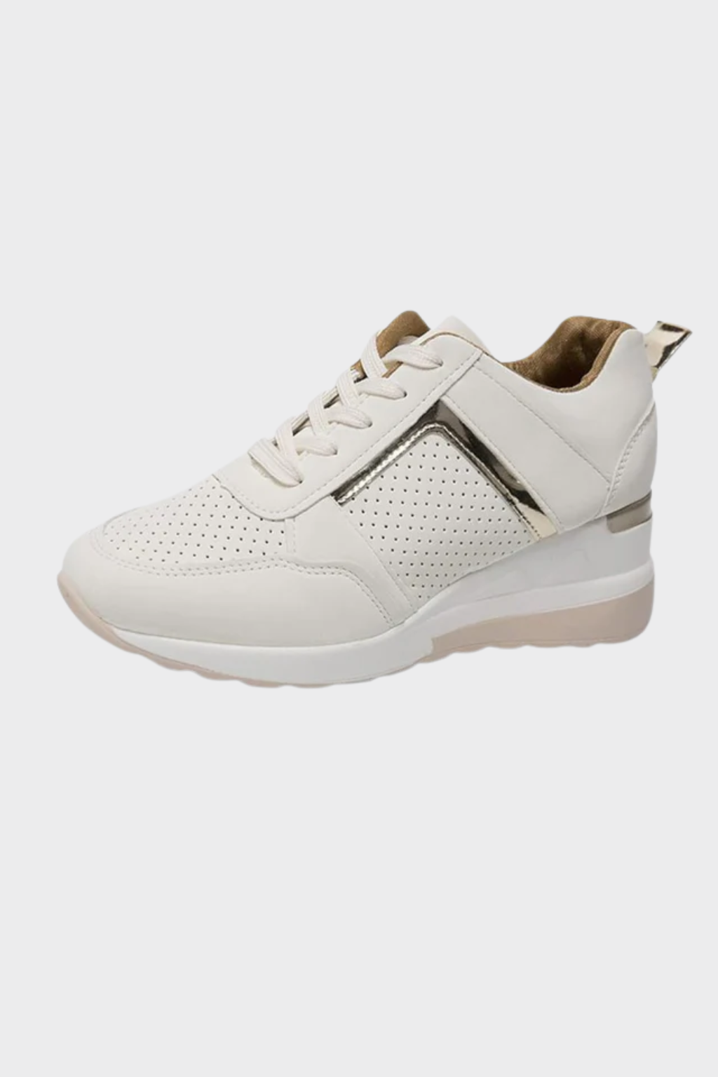 Women’s Comfortable Wedge Trainers Lightweight Casual Walking Sneakers