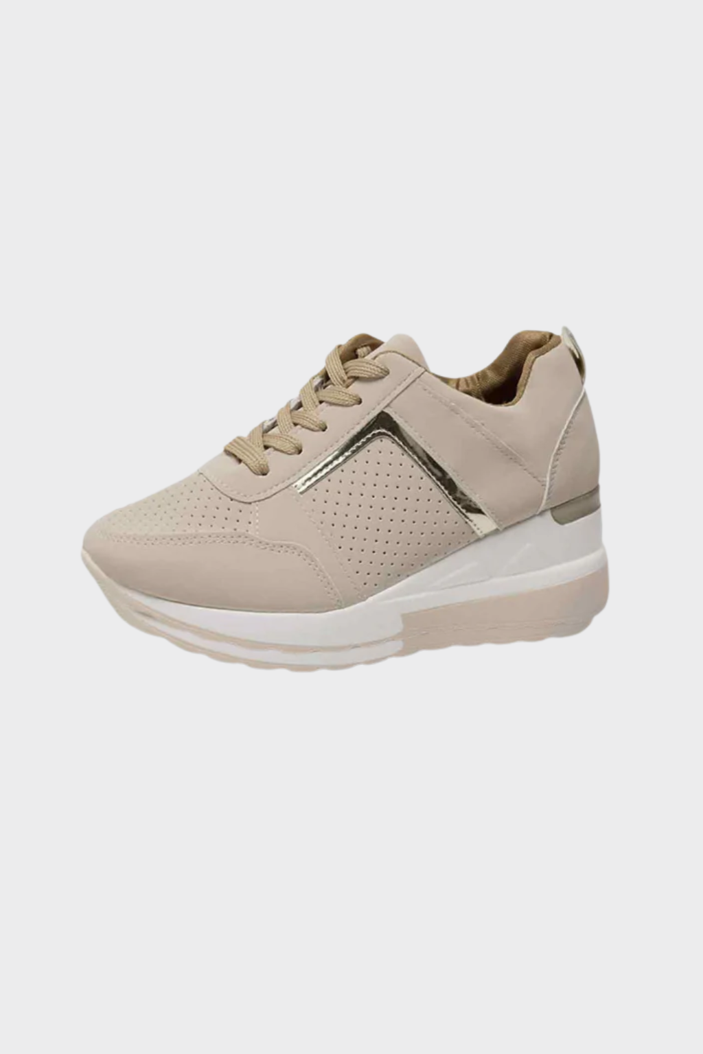 Women’s Comfortable Wedge Trainers Lightweight Casual Walking Sneakers