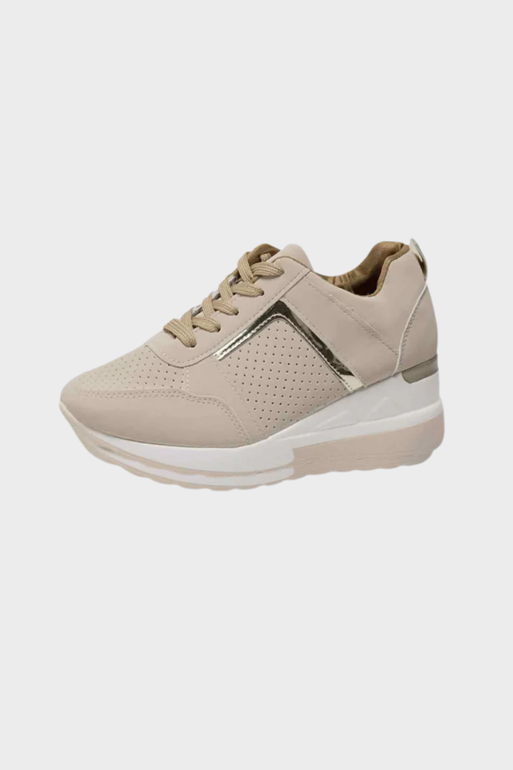 Women’s Comfortable Wedge Trainers Lightweight Casual Walking Sneakers