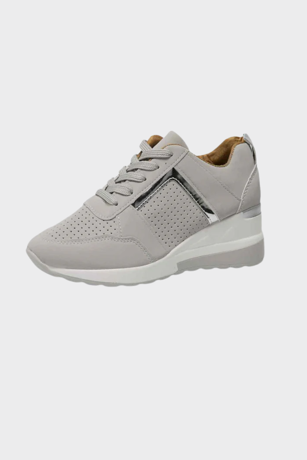 Women’s Comfortable Wedge Trainers Lightweight Casual Walking Sneakers
