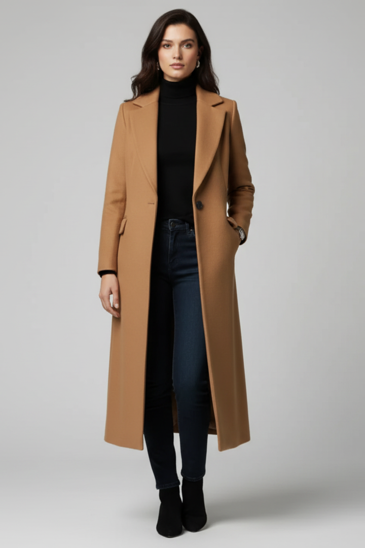 Women’s Tailored Long Trench Coat