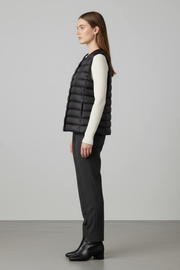 Women’s Elegant Ultra-Light Down Vest