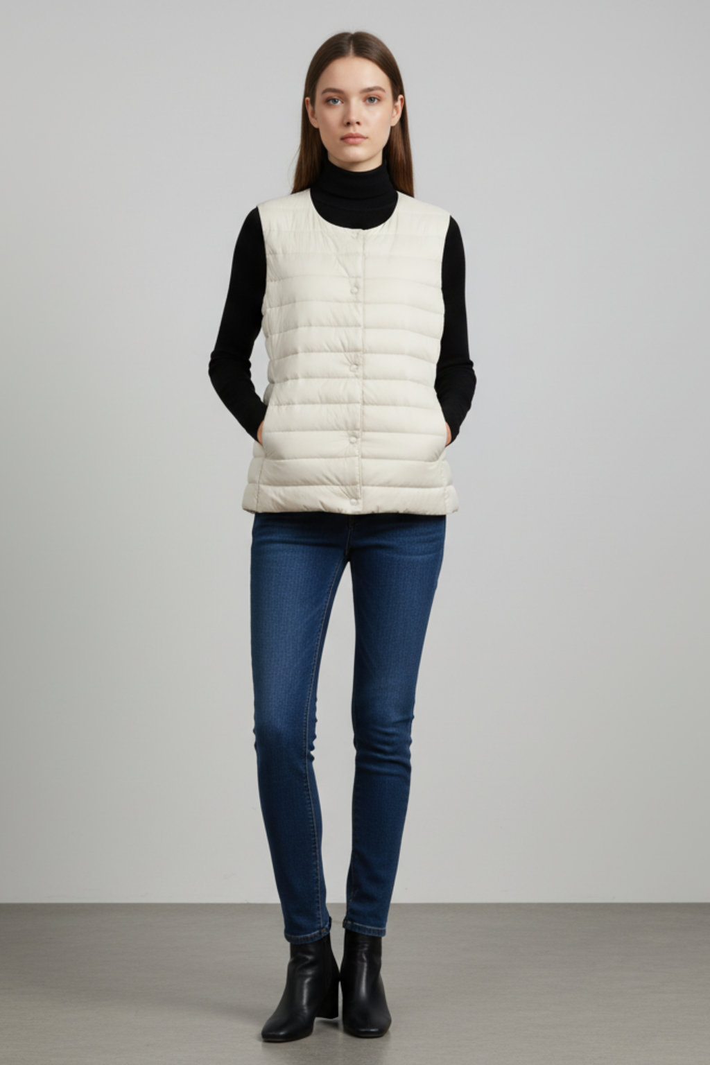 Women’s Elegant Ultra-Light Down Vest