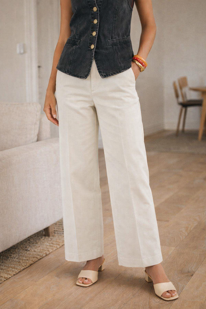 Women's Vest Sleeveless Buttoned Ribbed