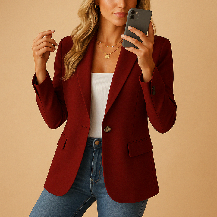Women's Stretch Blazer for Office and Evening Wear