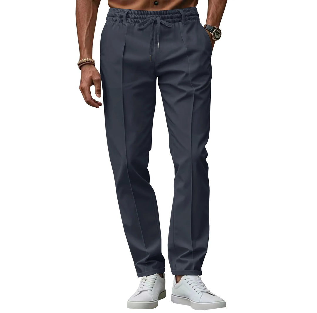 Men's Business Trousers with Slim Fit