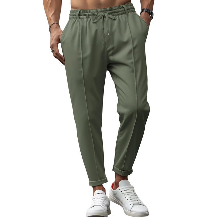 Men's Business Trousers with Slim Fit