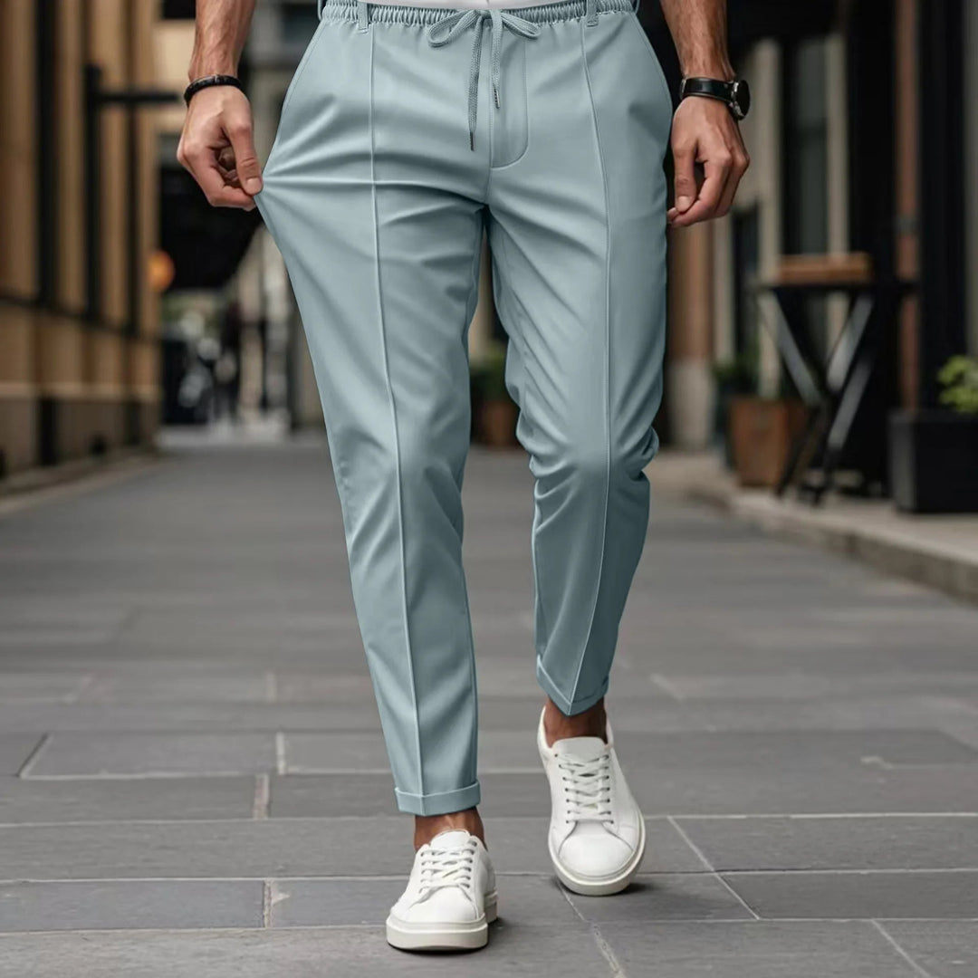 Men's Business Trousers with Slim Fit