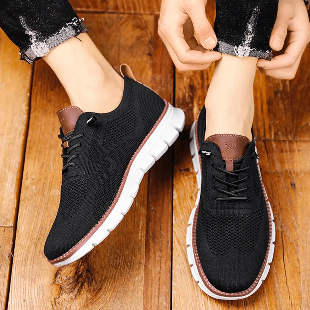 Men’s Ultra-Cushioned Breathable Knit Sneakers