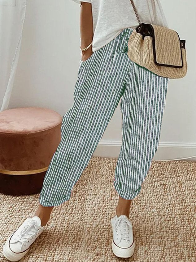 Breathable Comfort Cotton Pants | Moisture-Wicking
